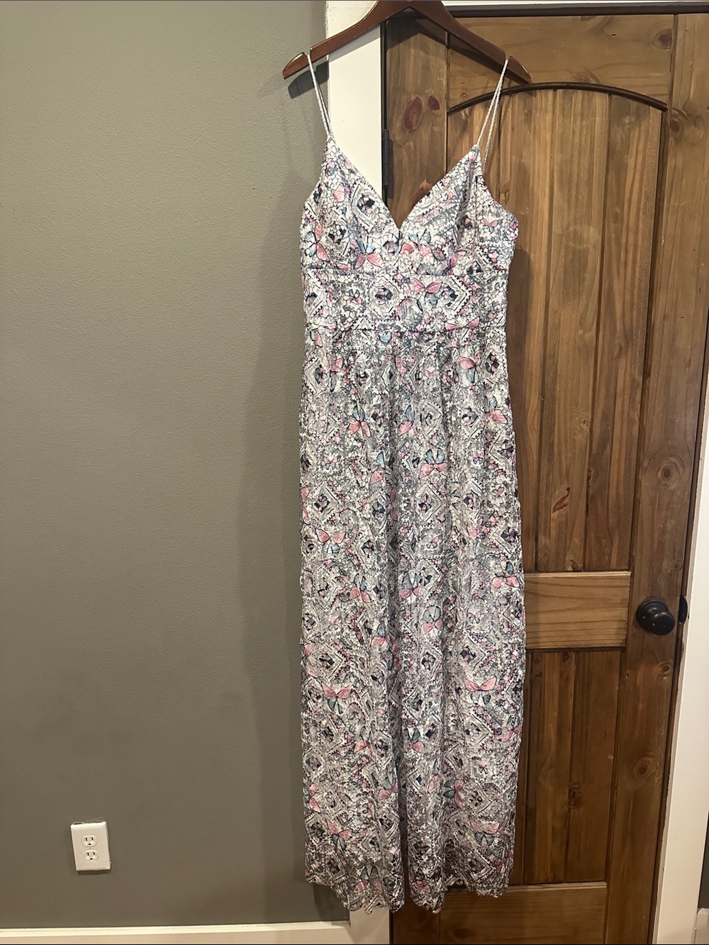 Nicole Miller Floral Maxi Dress